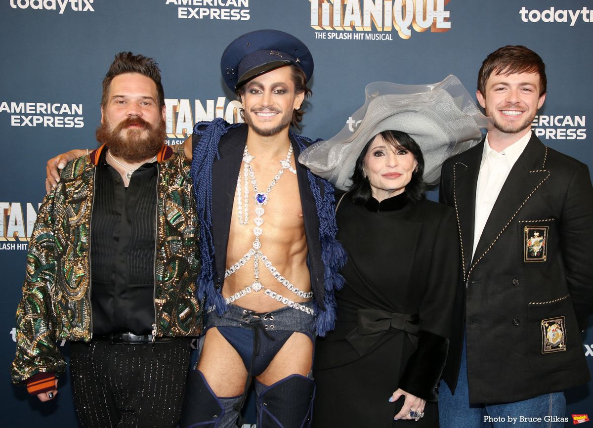 Chadd McMillan, Frankie Grande, Joan Grande and Doug Middlebrook at 