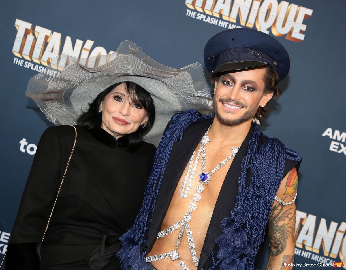 Joan Grande and Frankie Grande at 