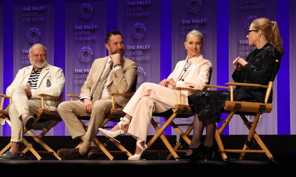 R. Scott Gemmill, Noah Wyle, Katherine LaNasa and Taylor Dearden Photo
