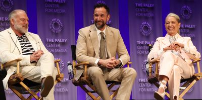 R. Scott Gemmill, Noah Wyle, and Katherine LaNasa Photo