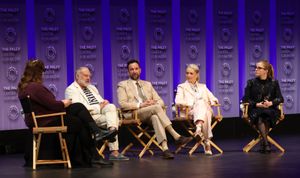 R. Scott Gemmill, Noah Wyle, Katherine LaNasa and Taylor Dearden Photo