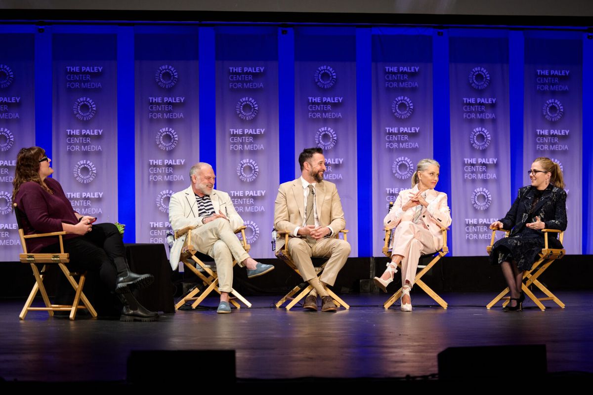R. Scott Gemmill, Noah Wyle, Katherine LaNasa and Taylor Dearden at 