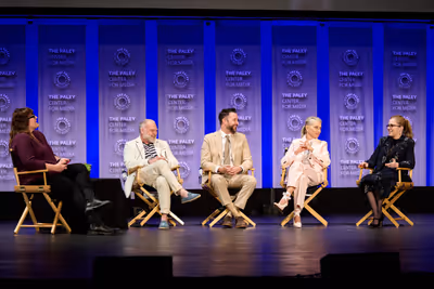 R. Scott Gemmill, Noah Wyle, Katherine LaNasa and Taylor Dearden Photo