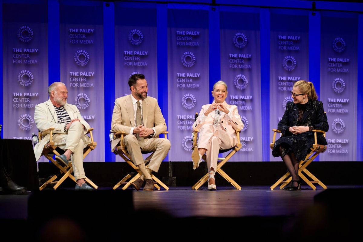 R. Scott Gemmill, Noah Wyle, Katherine LaNasa and Taylor Dearden at 