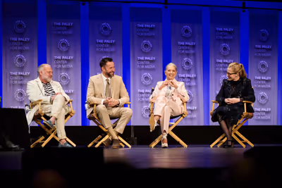 R. Scott Gemmill, Noah Wyle, Katherine LaNasa and Taylor Dearden Photo