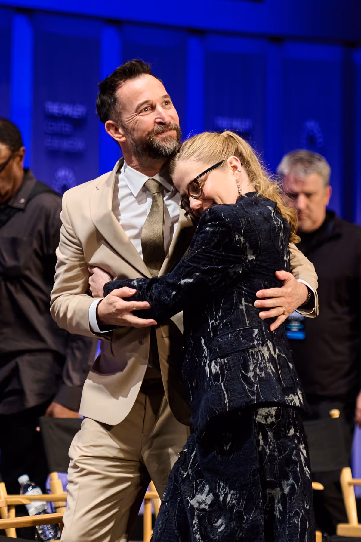 Noah Wyle and Taylor Dearden at 