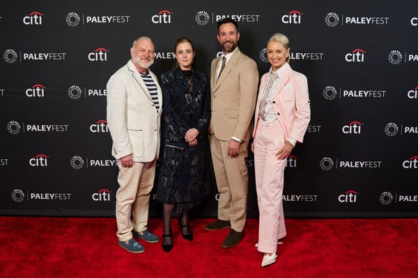 R. Scott Gemmill, Taylor Dearden, Noah Wyle, and Katherine LaNasa Photo