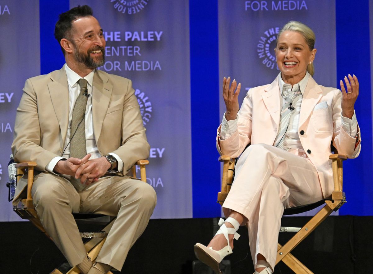 Noah Wyle and Katherine LaNasa at 