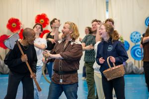 Regina Marie Williams, Reed Sigmund, Harriet Spencer, and company  Photo