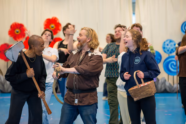 Regina Marie Williams, Reed Sigmund, Harriet Spencer, and company  Photo