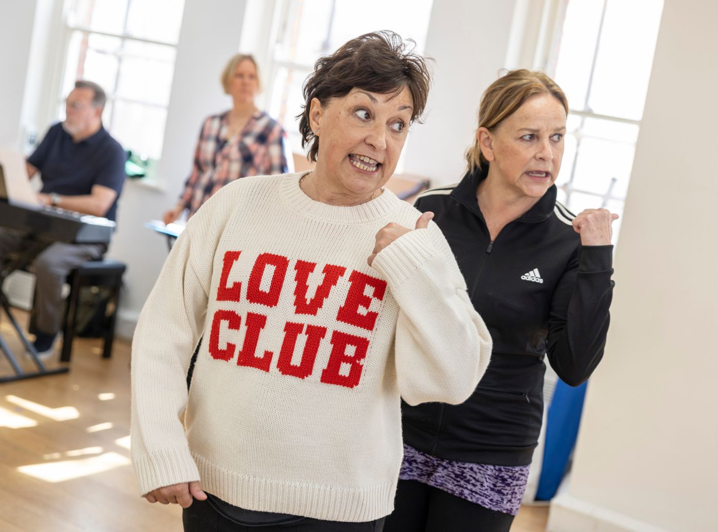 Photos: Ria Jones, Sally Ann Triplett, and More in Rehearsal For FOURTEEN AGAIN at The Victoria Wood Theatre  Image
