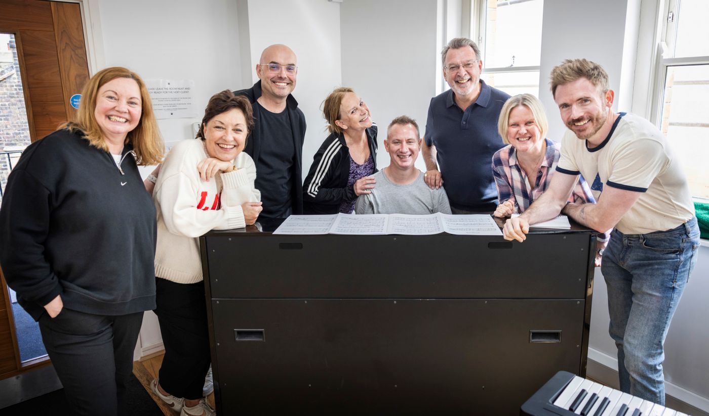 Photos: Ria Jones, Sally Ann Triplett, and More in Rehearsal For FOURTEEN AGAIN at The Victoria Wood Theatre  Image
