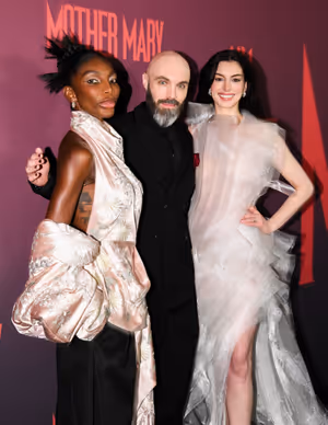 Michaela Coel, David Lowery, Anne Hathaway Photo