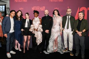 Jeanie Igoe, Alba Baptista, Michaela Coel, David Lowery, Anne Hathaway, James Johnsto Photo