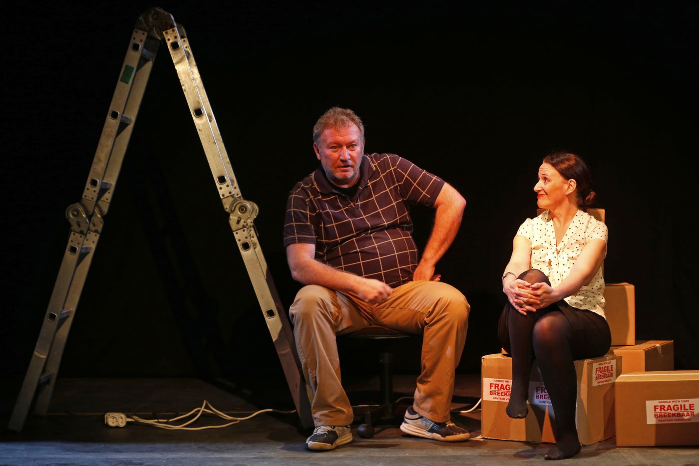 Gavin Werner and Dianne Simpson in Spanish Steps. Photo credit Mark Wessels
