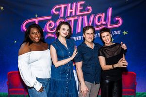 Alex Newell, Talia Suskauer, Seth Rudetsky, Jenn Colella Photo