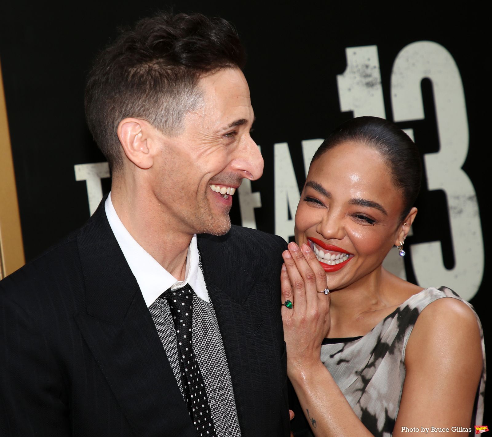 Photos: Adrien Brody, Tessa Thompson, and More the Red Carpet at Opening Night of THE FEAR OF 13 — photo 3 of 57