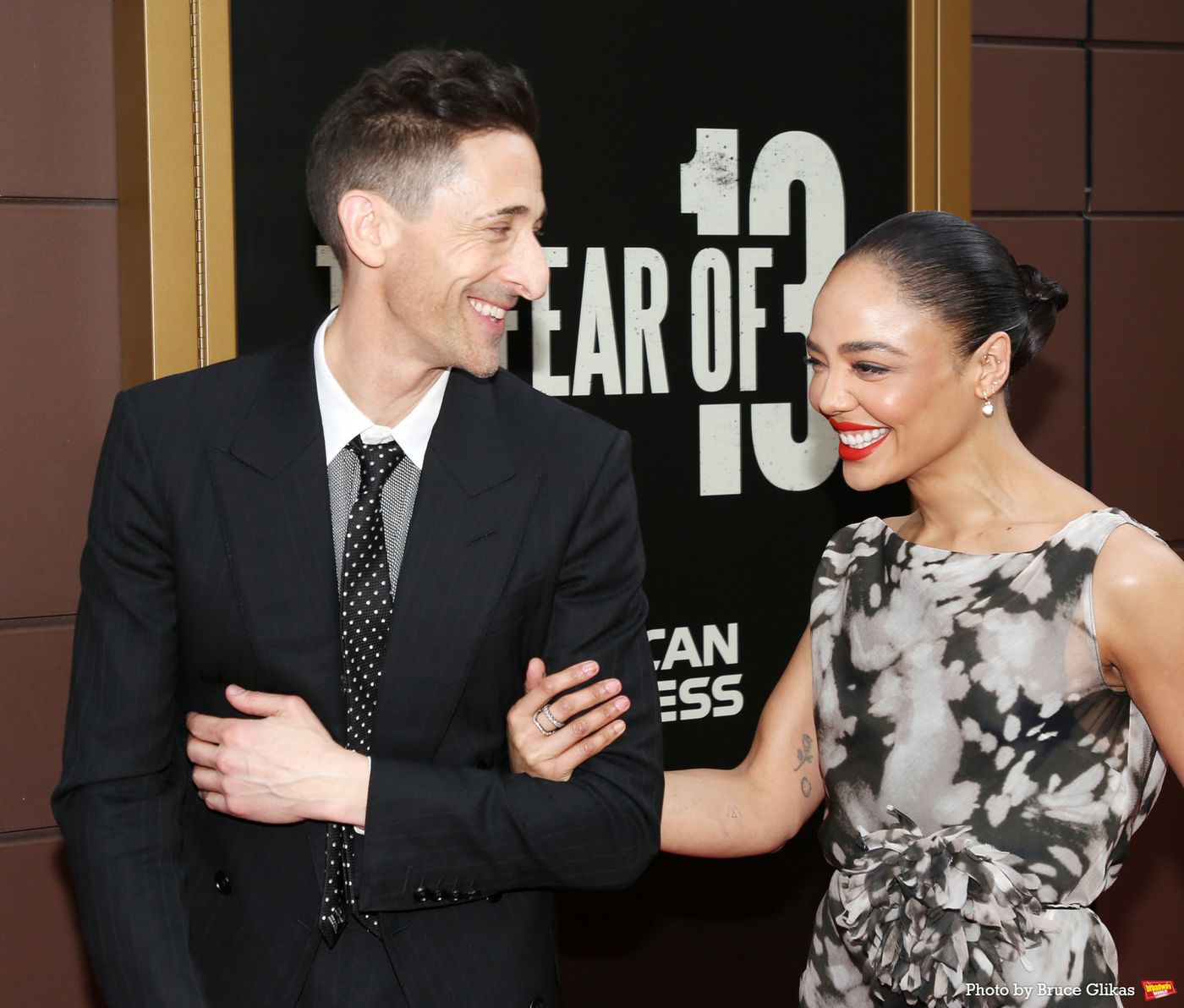 Photos: Adrien Brody, Tessa Thompson, and More the Red Carpet at Opening Night of THE FEAR OF 13  Image