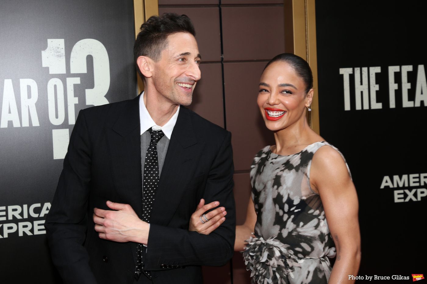 Photos: Adrien Brody, Tessa Thompson, and More the Red Carpet at Opening Night of THE FEAR OF 13  Image