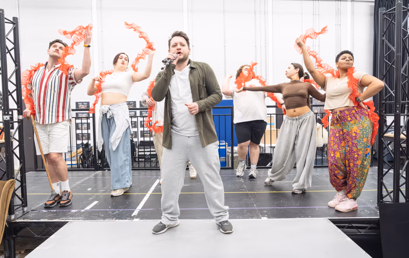 Photos: BANK OF DAVE THE MUSICAL in Rehearsal  Image