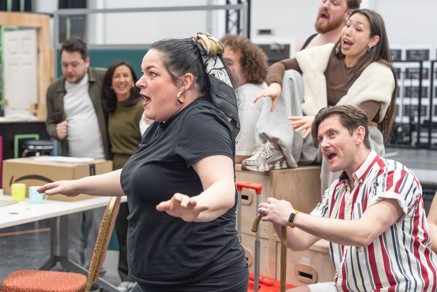 Photos: BANK OF DAVE THE MUSICAL in Rehearsal  Image