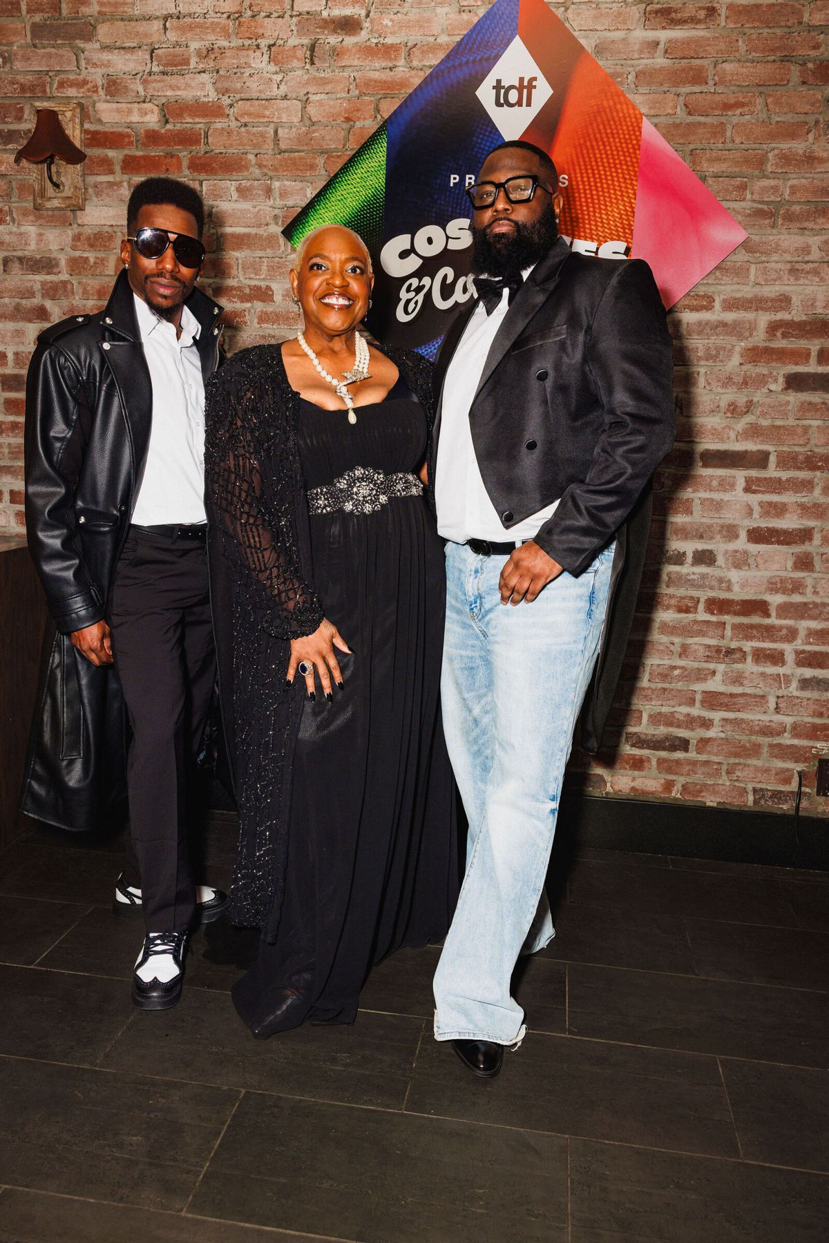 Omari Wiles, Ann James, and Arturo Lyons at 