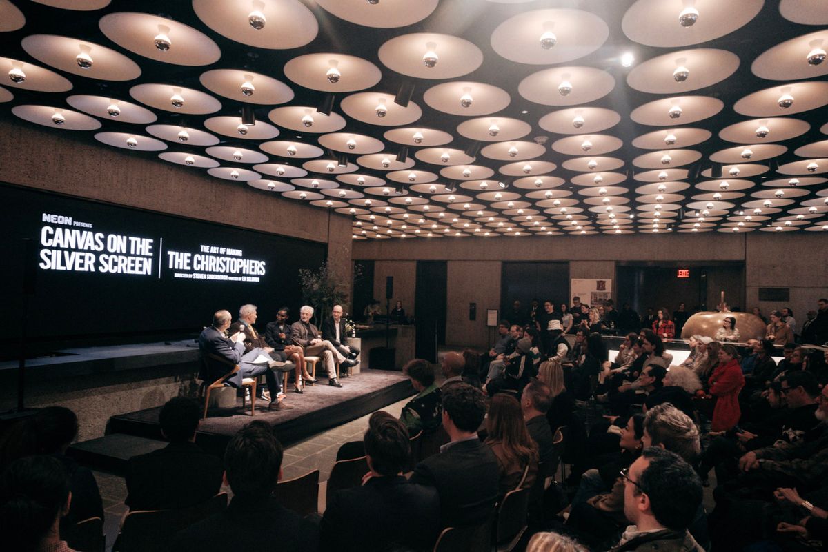 Andrew Goldstein, Ian McKellen, Michaela Coel, Ed Solomon, and Steven Soderbergh at 
