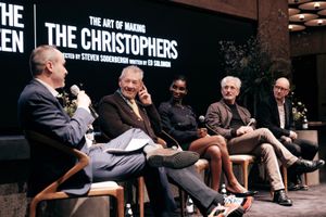 Andrew Goldstein, Ian McKellen, Michaela Coel, Ed Solomon, and Steven Soderbergh Photo