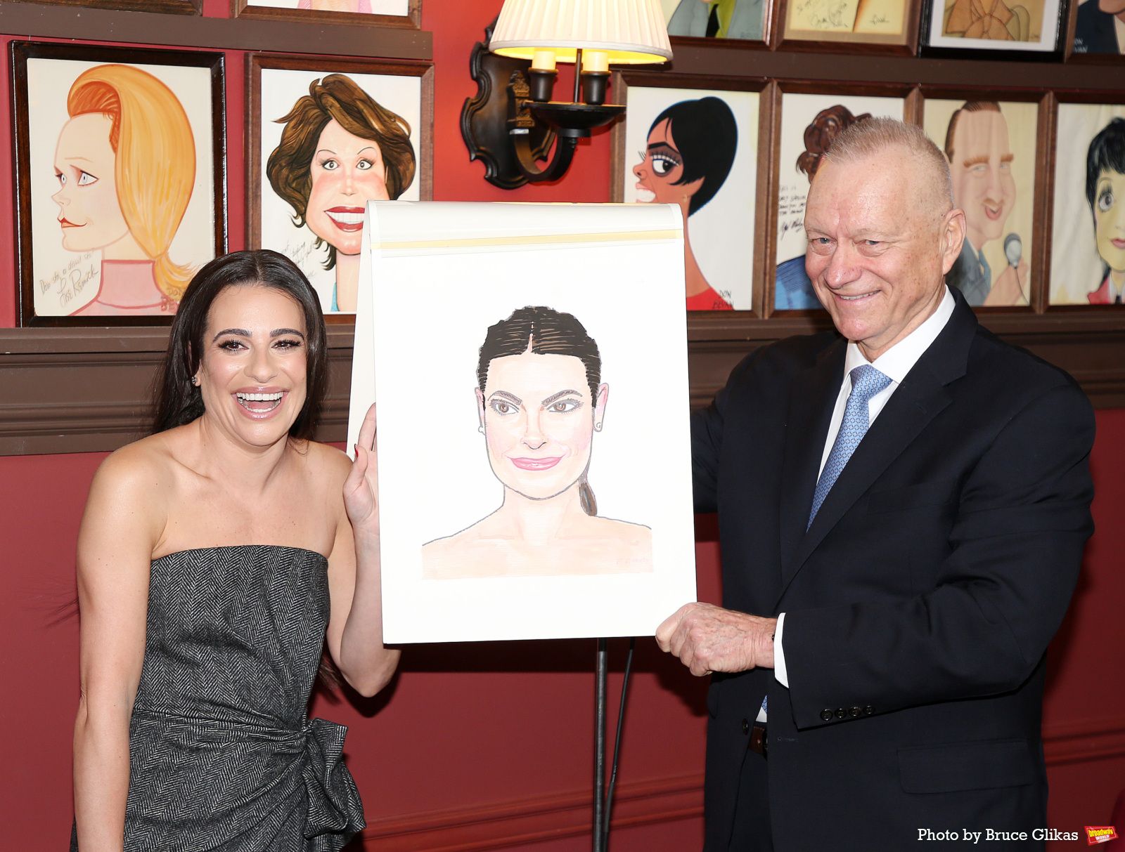 Photos: CHESS Star Lea Michele Receives Portrait at Sardi's — photo 12 of 49