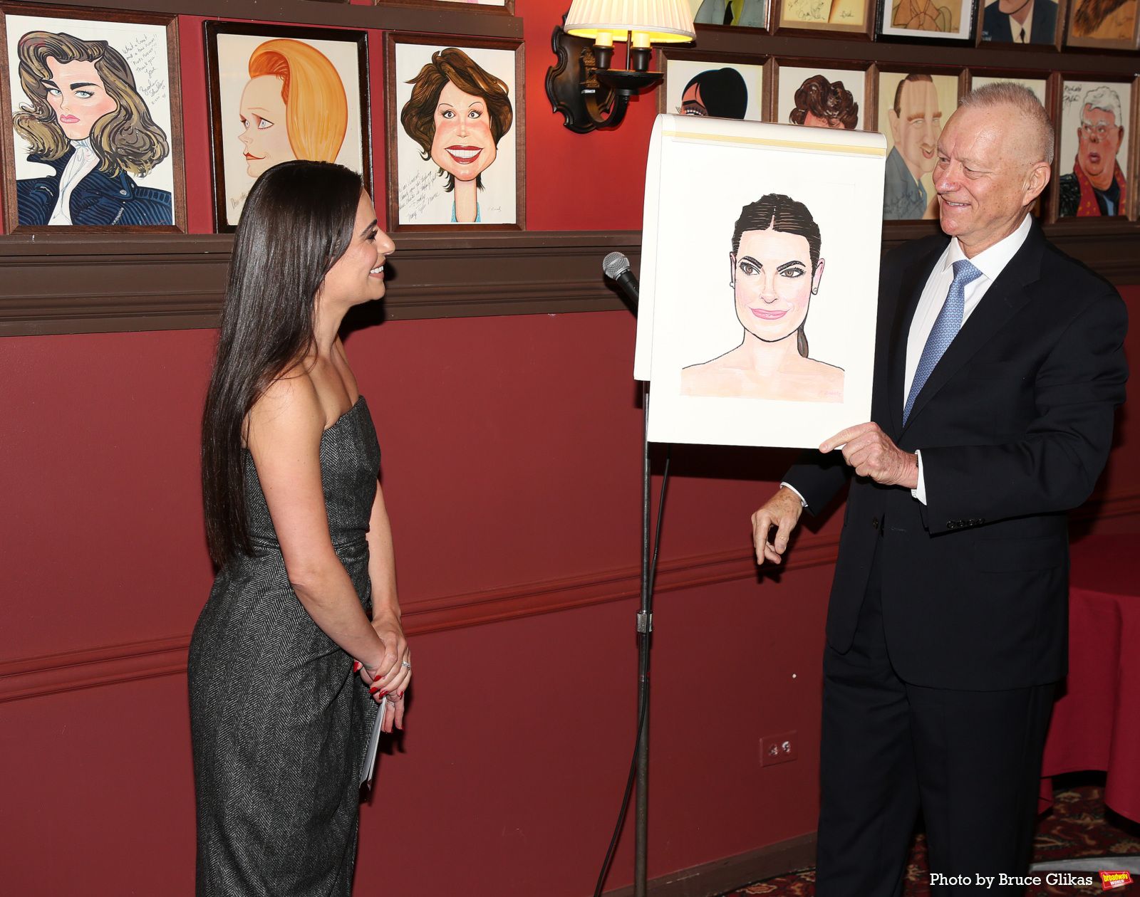 Photos: CHESS Star Lea Michele Receives Portrait at Sardi's — photo 13 of 49