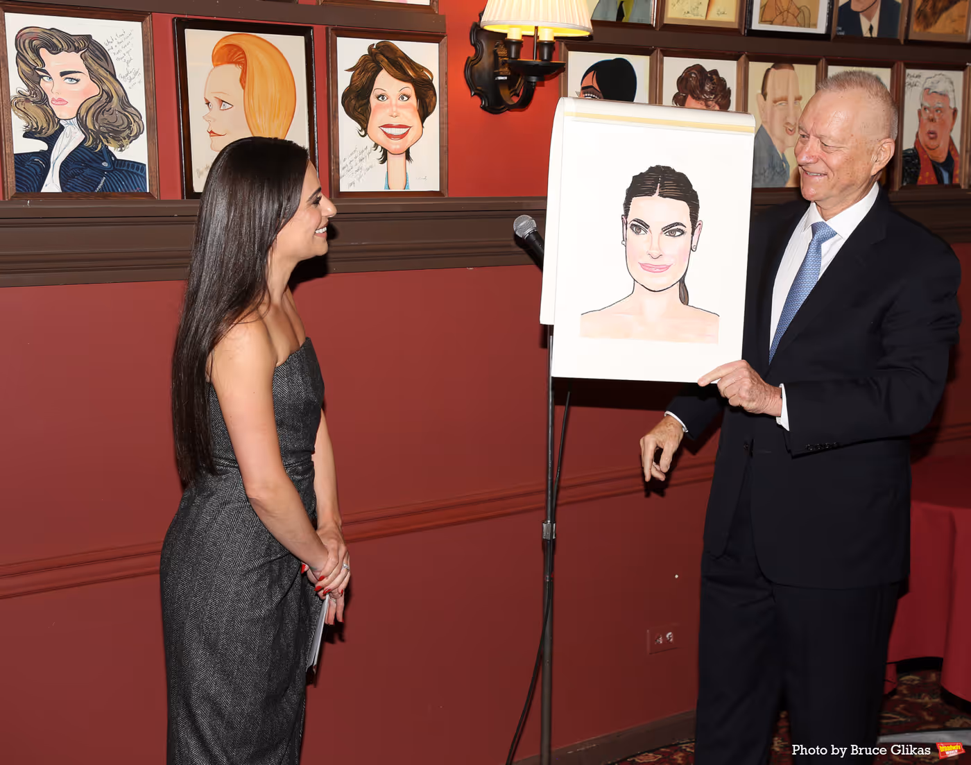 Photos: CHESS Star Lea Michele Receives Portrait at Sardi's Image