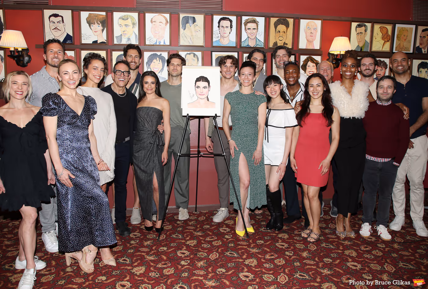 Photos: CHESS Star Lea Michele Receives Portrait at Sardi's Image