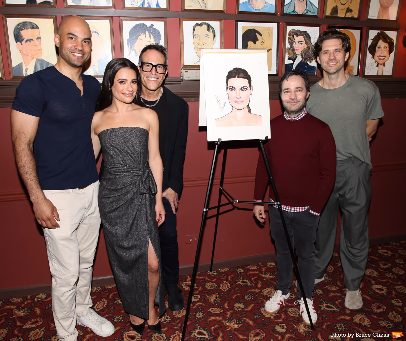 Photos: CHESS Star Lea Michele Receives Portrait at Sardi's Image