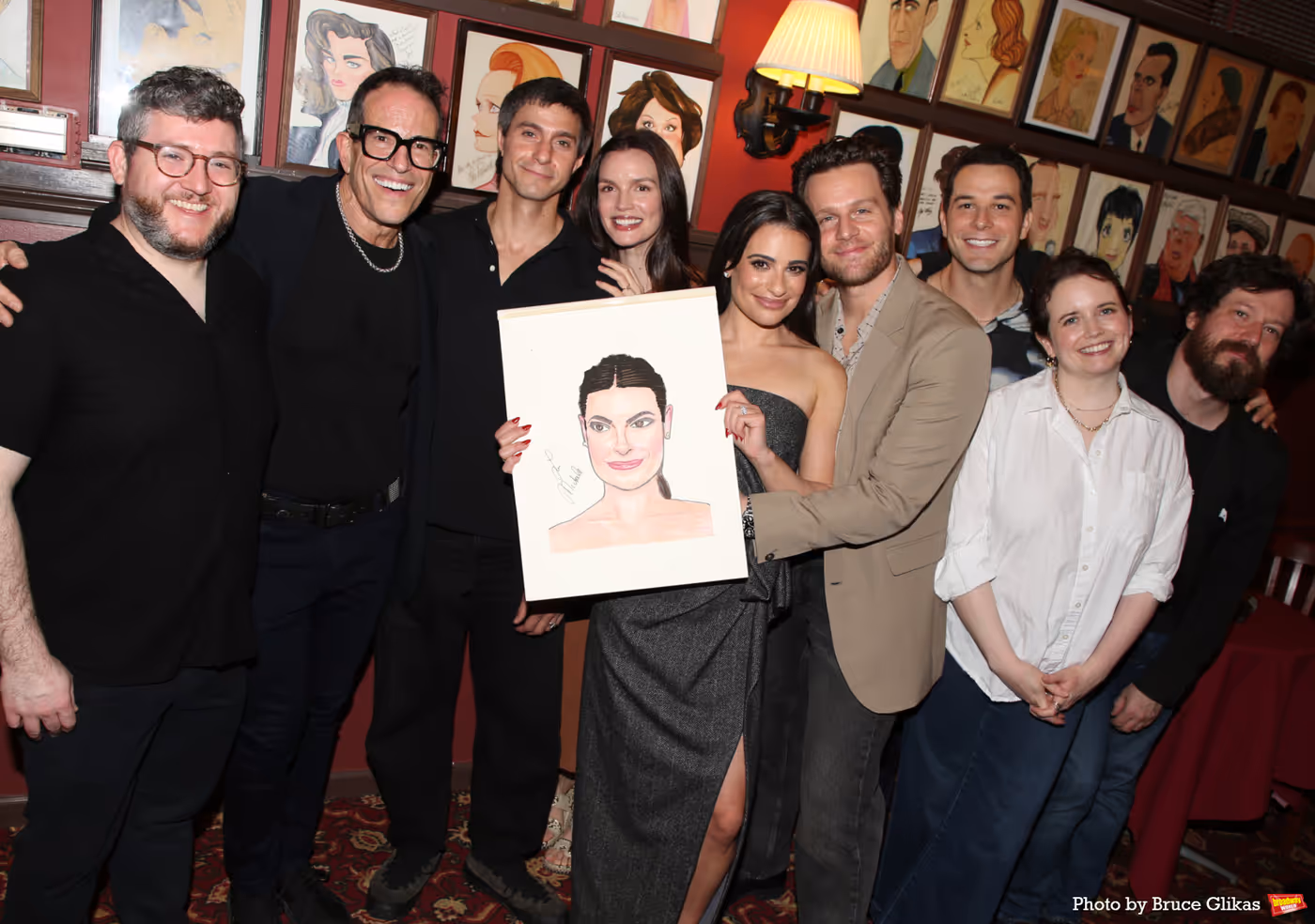 Photos: CHESS Star Lea Michele Receives Portrait at Sardi's Image