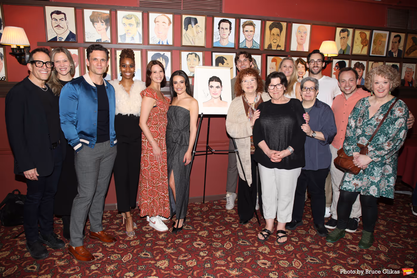 Photos: CHESS Star Lea Michele Receives Portrait at Sardi's Image
