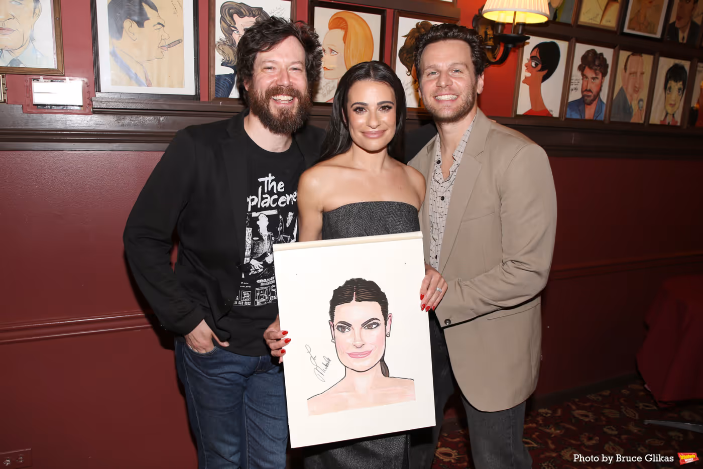 Photos: CHESS Star Lea Michele Receives Portrait at Sardi's Image