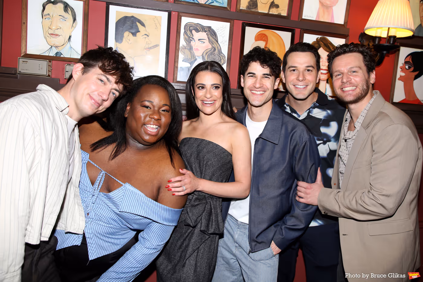 Photos: CHESS Star Lea Michele Receives Portrait at Sardi's Image