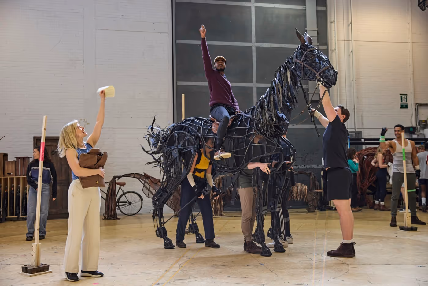 Photos: WAR HORSE in Rehearsal at the National Theatre  Image