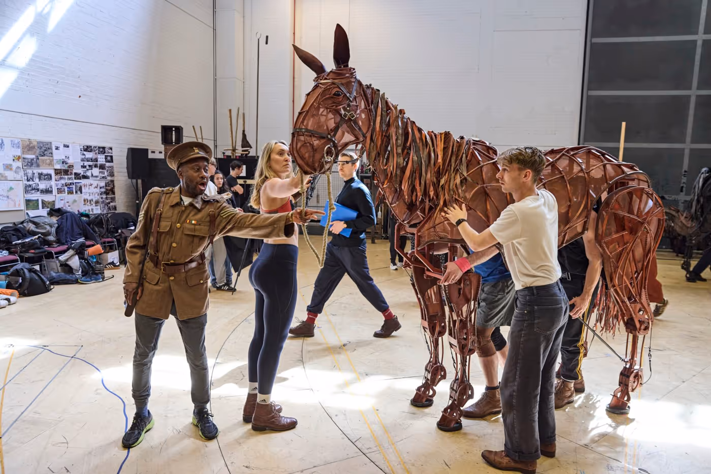 Photos: WAR HORSE in Rehearsal at the National Theatre  Image