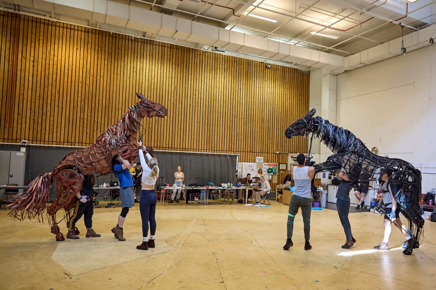 Photos: WAR HORSE in Rehearsal at the National Theatre  Image