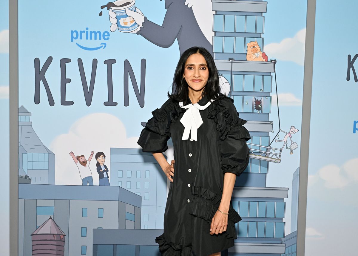 NEW YORK, NEW YORK - APRIL 16: Aparna Nancherla attends the NYC premiere of Prime Video's 'Kevin' from creators Aubrey Plaza and Joe Wengert at The Metrograph on April 16, 2026 in New York City. (Photo by Slaven Vlasic/Getty Images for Prime Video) at 