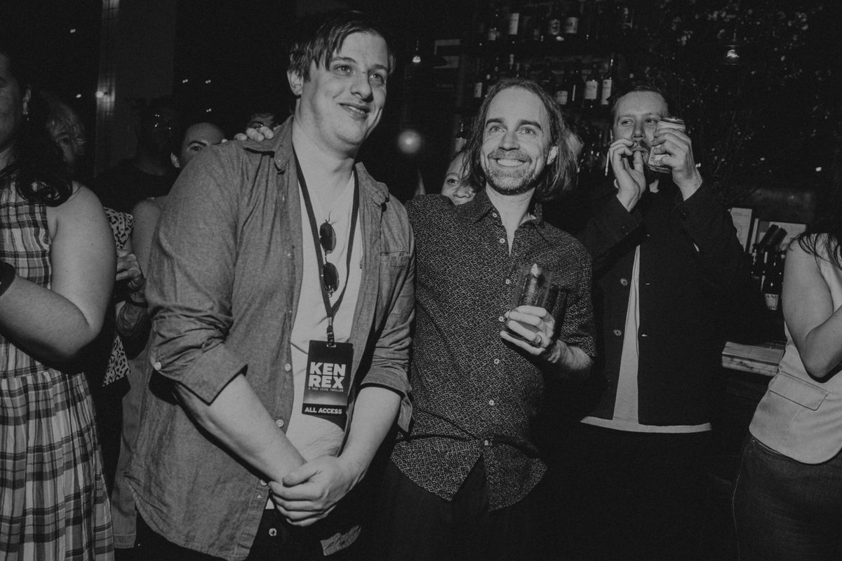 Giles Thomas, John Patrick Elliott and Ed Stambollouian at 