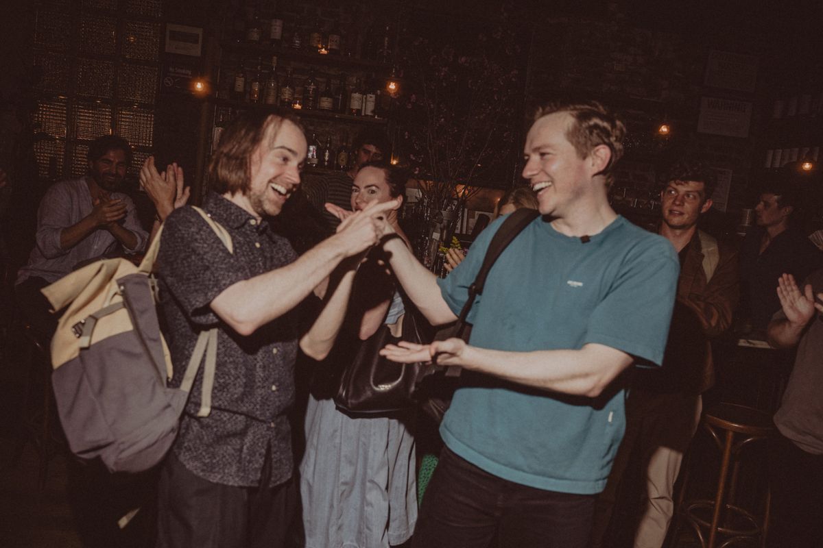 John Patrick Elliott and Jack Holden at 