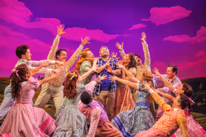 Alex Brightman and the Cast of Schmigadoon Photo