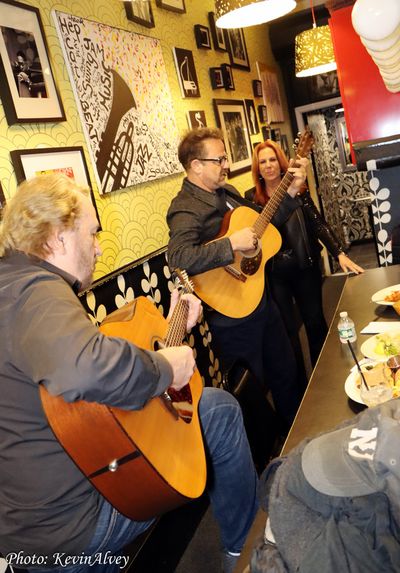 Gary Burr, Paul Adelstein, Victoria Shaw Photo