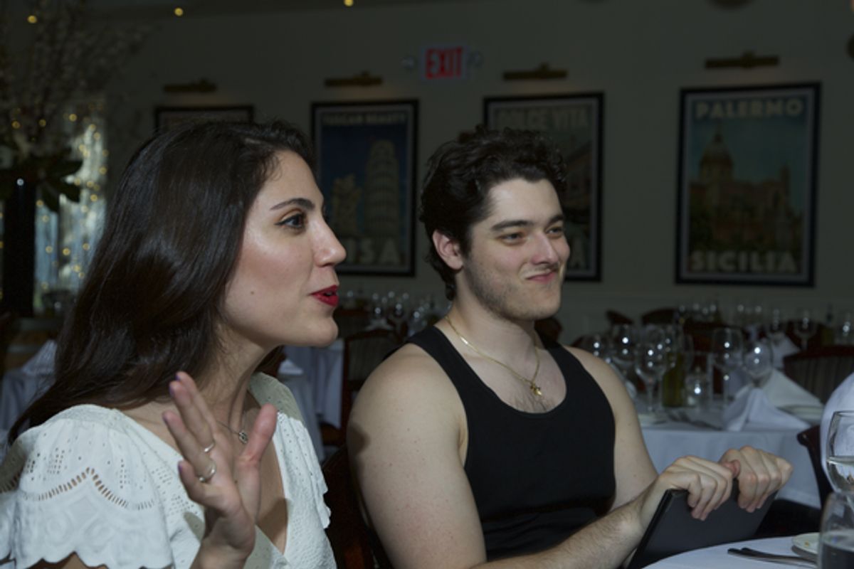 Sara Romanello and Dante Palminteri at Photos: Sneak Peek at the Cast of AMERICAN, ITALIAN At Soop Theatre Company in Character