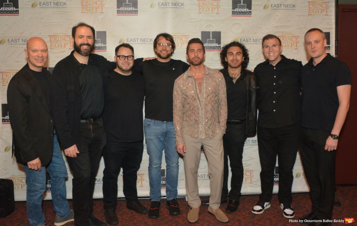 Russell Brown (Music Coordinator), Jonathan Brenner and tonights band that includes- Brian Schatz, Josh Ganci, Karl Siewertsen, Alejandro Salaverry, Matthew Hermanm Peter Averso and Andrew Warren at 