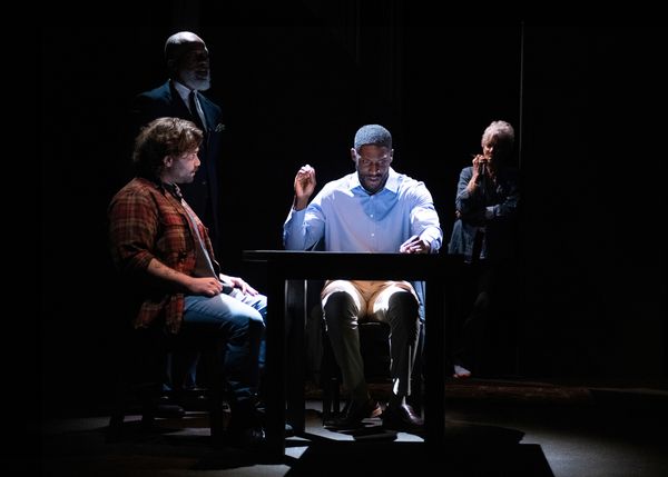 Jake Borelli, Jeorge Bennett Watson, Sheldon D. Brown and Anne Gee Byrd Photo