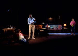 Jake Borelli, Sheldon D. Brown, Kacie Rogers and Carolyn Ratteray Photo