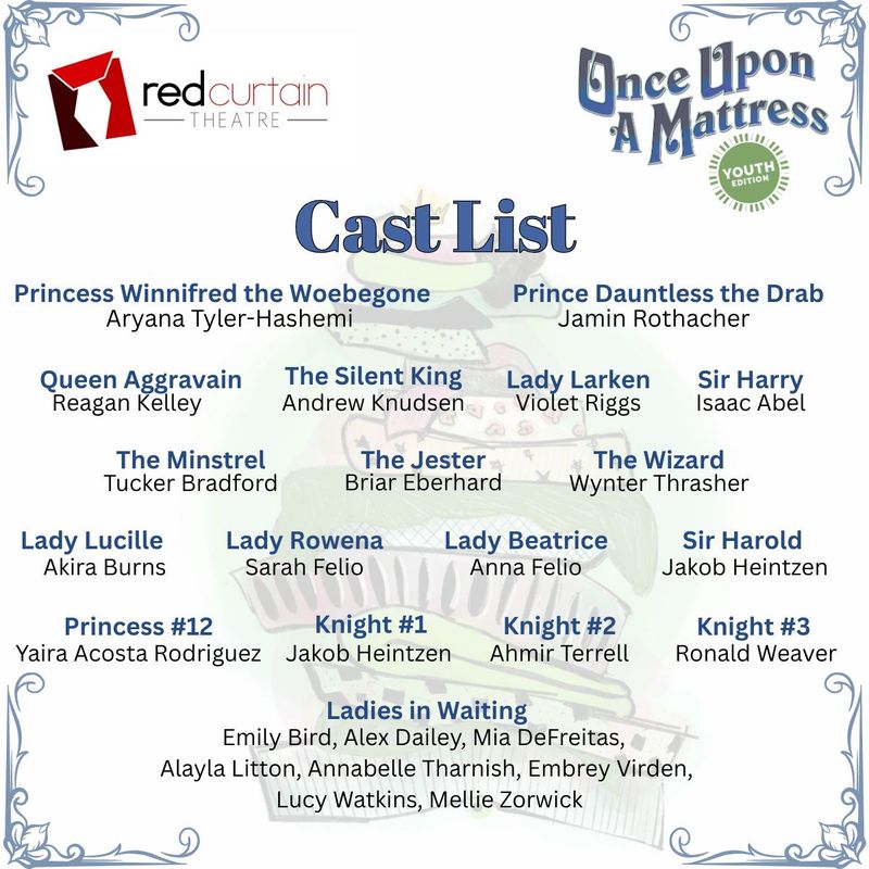 Review: ONCE UPON A MATTRESS: YOUTH EDITION at Red Curtain Theatre Image